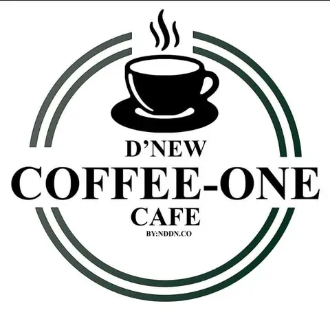 D'New Coffee-One Cafe logo